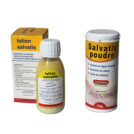 Salvatis Poudre Lotion Valdafrique